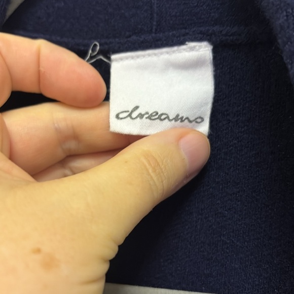 Women's Navy blue Open Front Cardigan Sweater - Picture 4 of 7